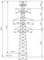 Промежуточные опоры П330-2Т, П330-2Т+5