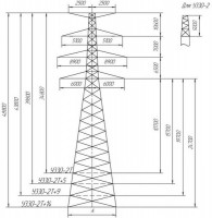 Анкерно-угловые опоры У330-2, У330-2+5, У330-2+9, У330-2+14, У330-2Т, У330-2Т+5, У330-2Т+9, У330-2Т+14