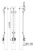 Кронштейн крепления кабельной разделки SH536