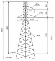 Промежуточные опоры П110-5В, П110-5В+4