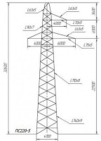 Промежуточные опоры ПС220-5