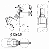 Крепление подкоса SH167