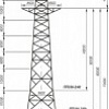 Переходные опоры ПП330-2/40, ПП330-2/50, ПП330-2/60, ПП330-2/70